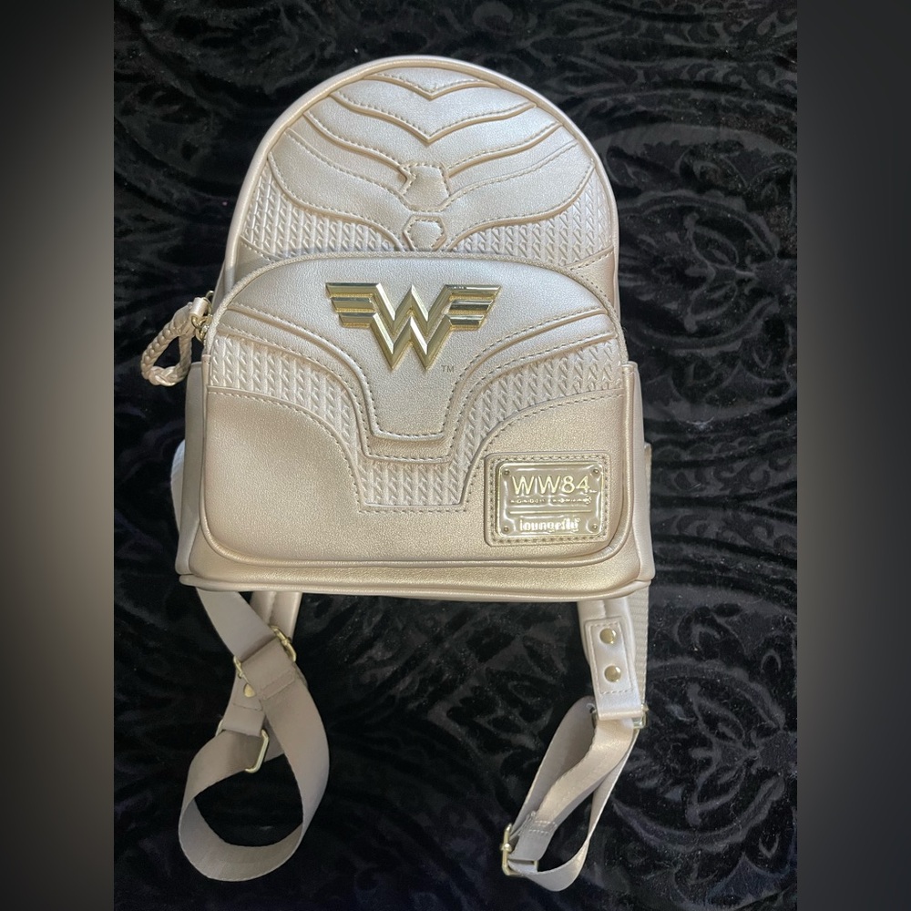 Loungefly Metallic Gold Wonder Woman Backpack